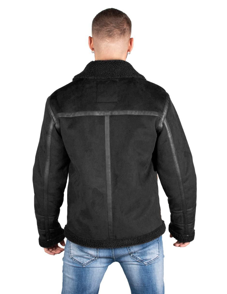"chamarra" greenlander no "de" poliéster cuello a contraste "para hombre"