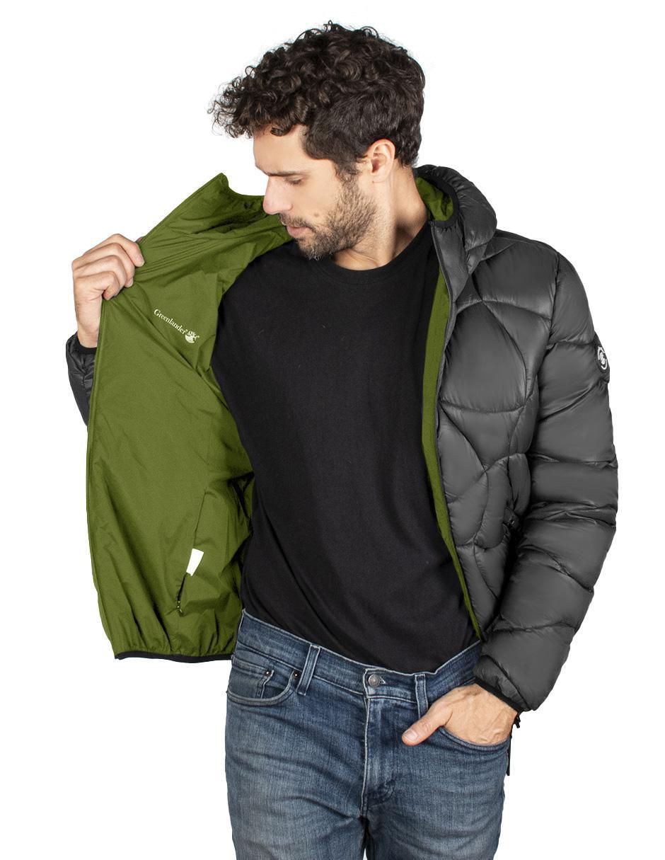 Chamarra impermeable reversible para hombre 2