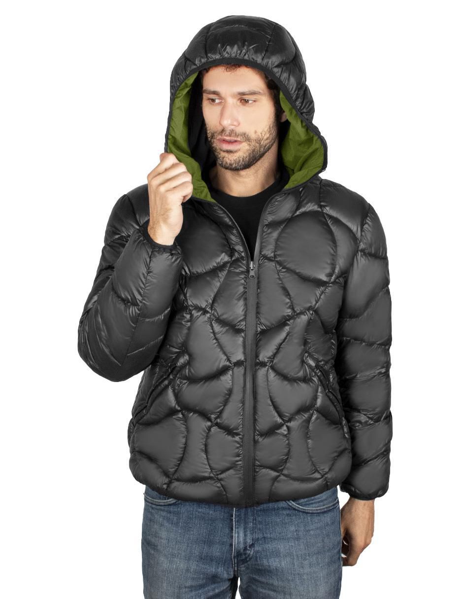 Chamarra impermeable reversible para hombre 5