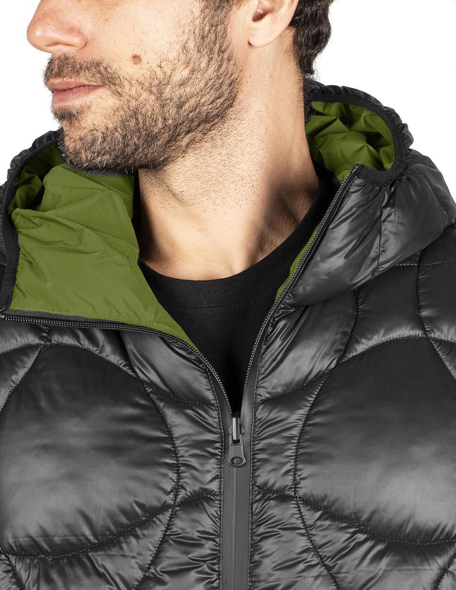 Chamarra impermeable reversible para hombre 7