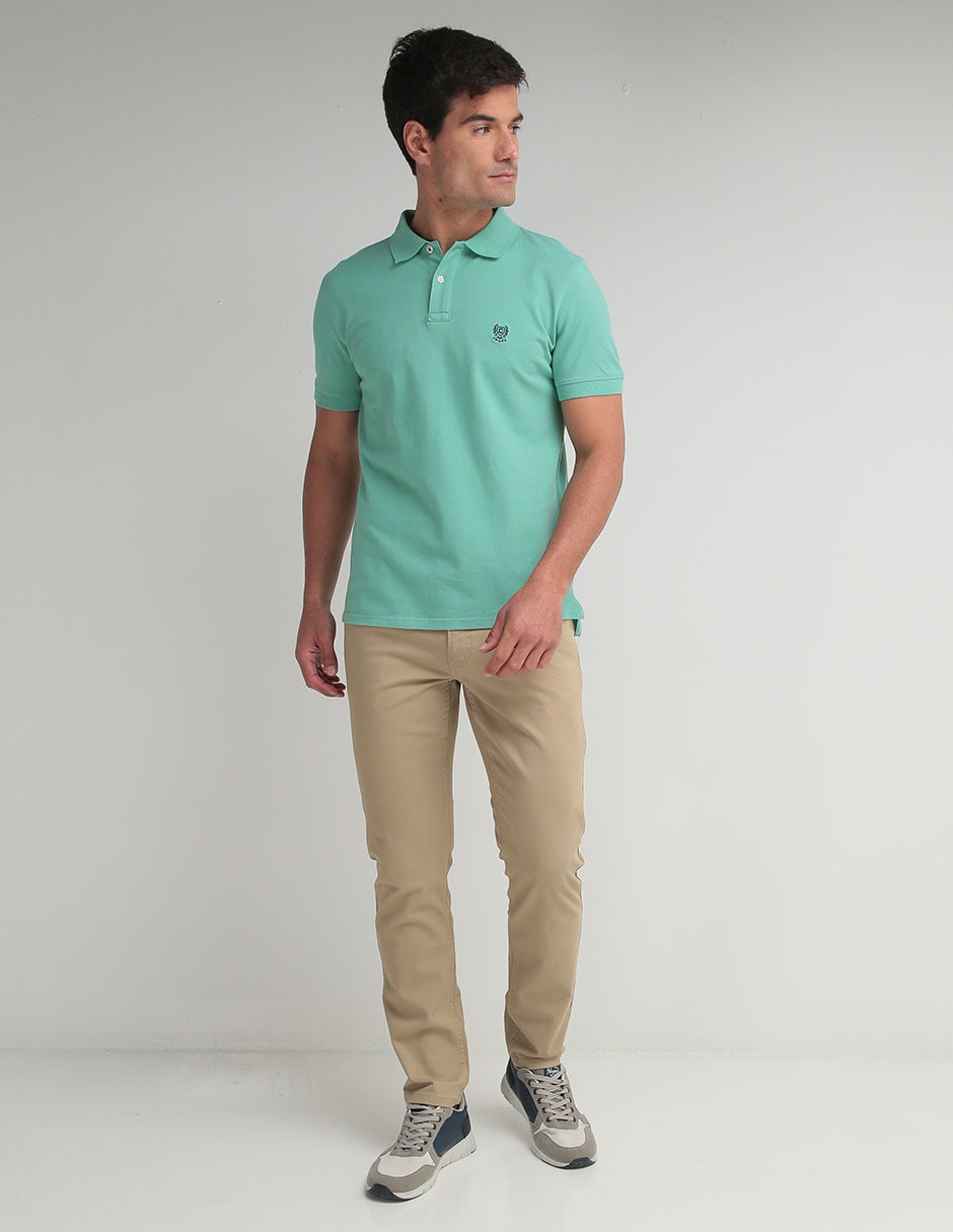 Pantalón slim de algodón para hombre 3
