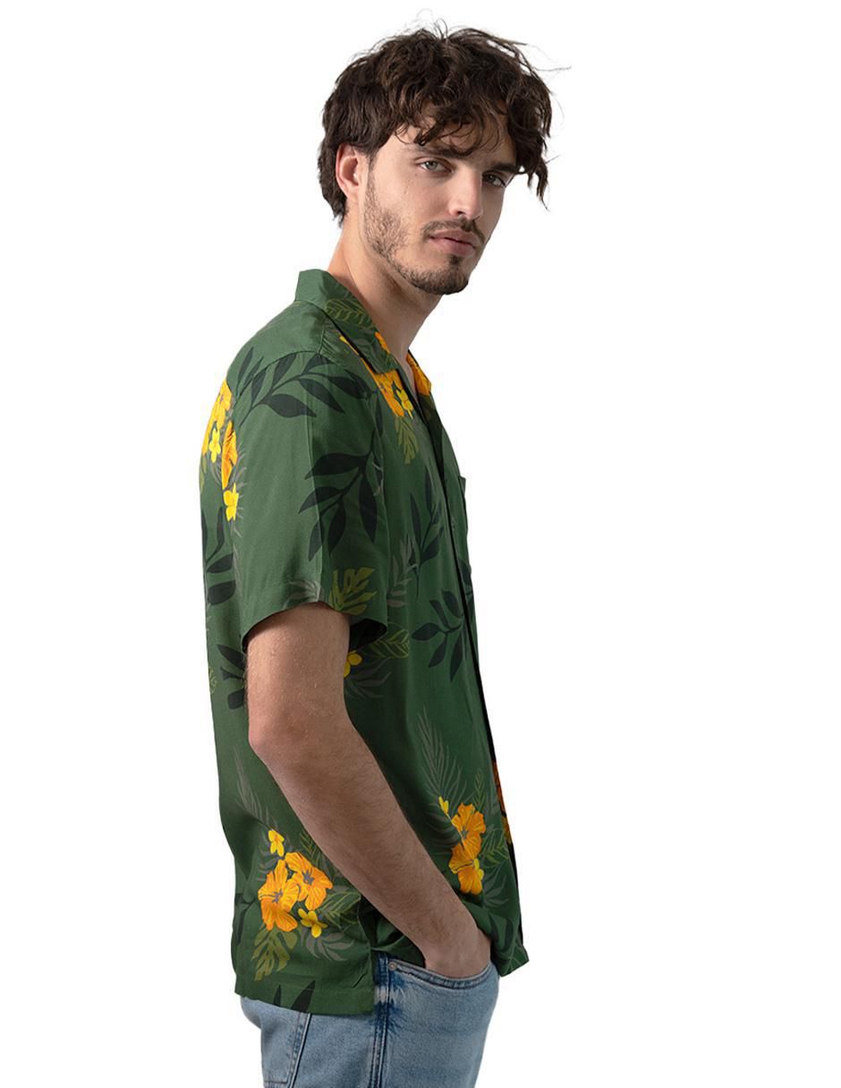 Camisa casual de algodón manga corta para hombre 3