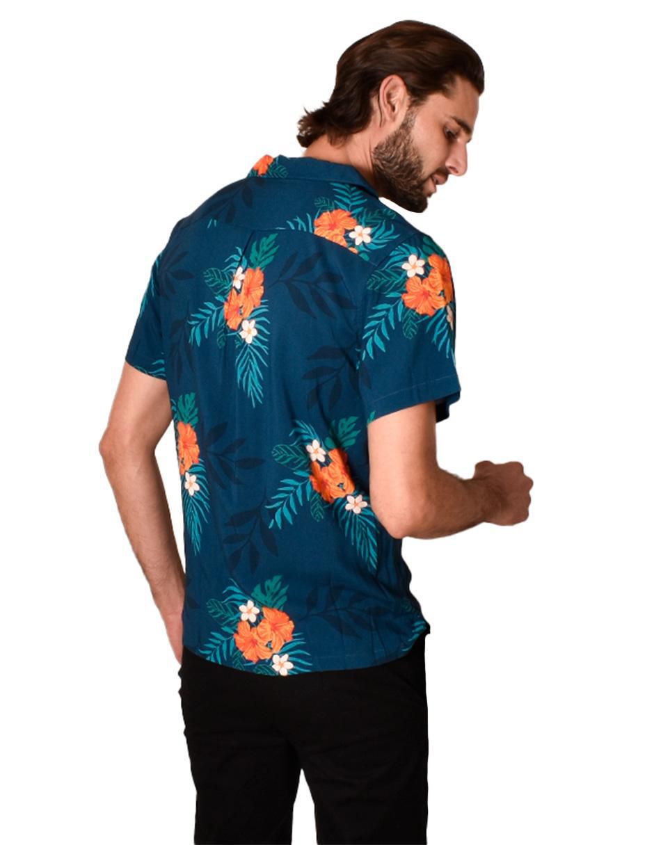 "camisa/sobrecamisa" casual generra "de" (si aplica) algodón "manga" corta "para hombre"