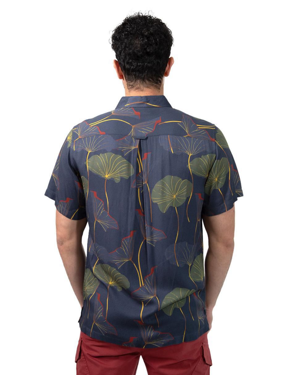 Camisa casual de algodón manga corta para hombre 3