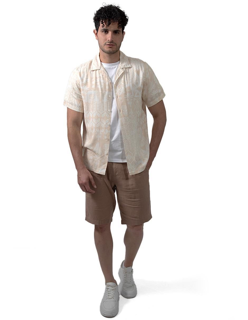 "camisa/sobrecamisa" casual generra "de" (si aplica) algodón "manga" corta "para hombre"