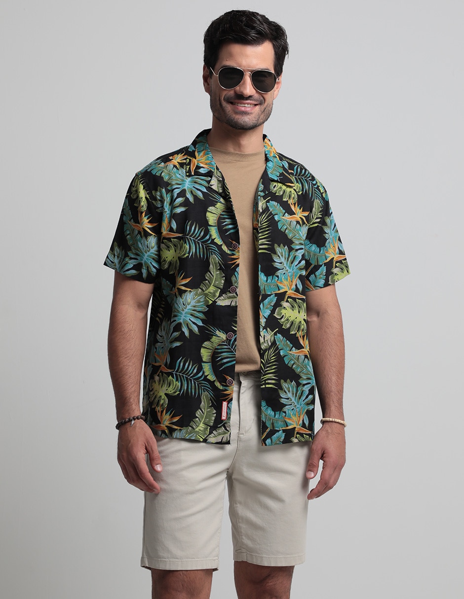 Camisa casual de manga corta para hombre 1