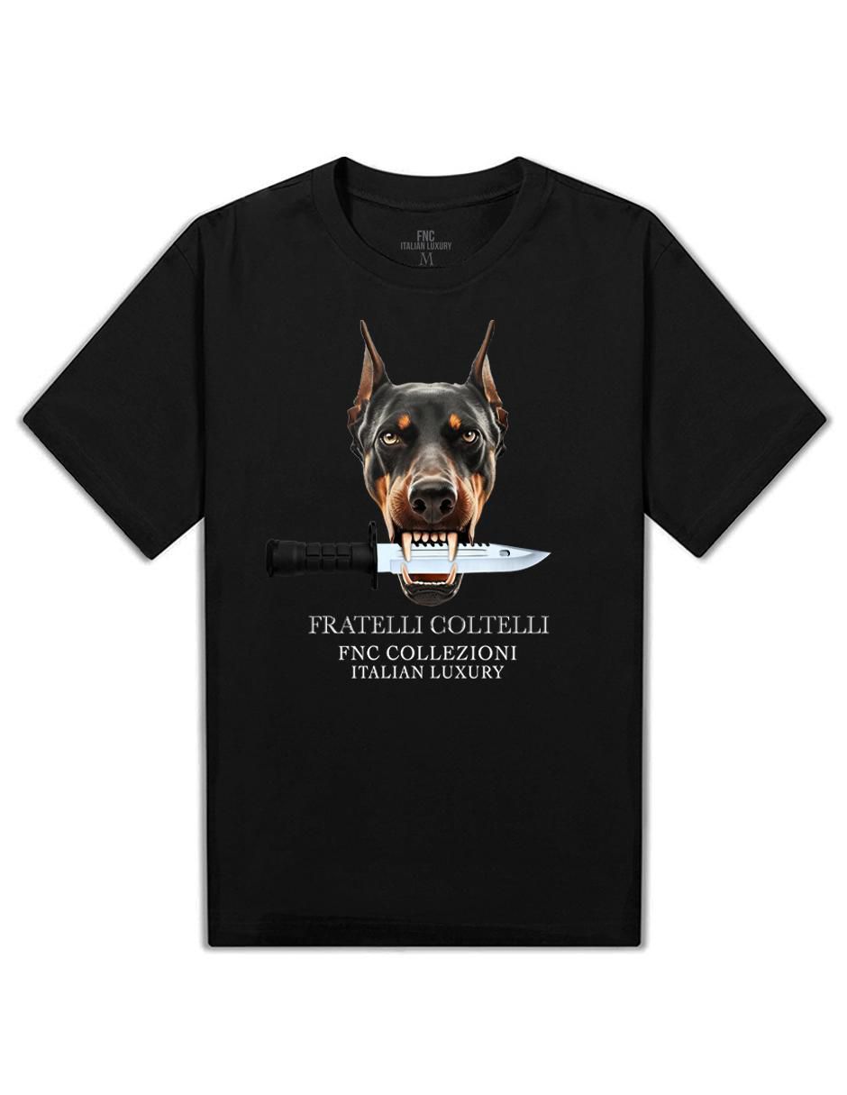 Playera Inferno Doberman cuello redondo para hombre 3