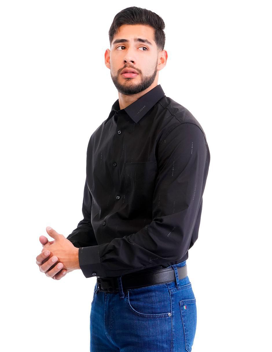 Camisa casual de algodón manga larga para hombre 2