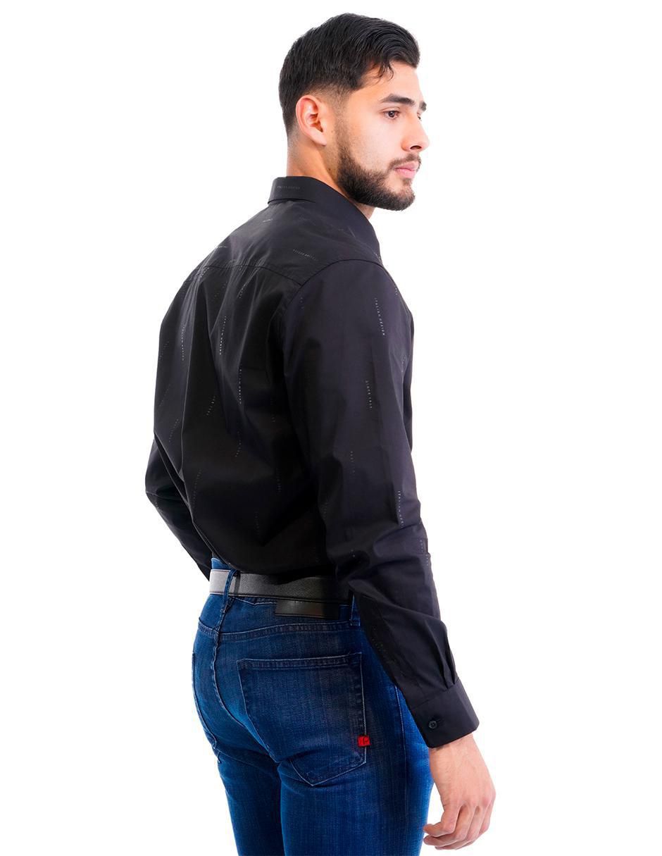 Camisa casual de algodón manga larga para hombre 3