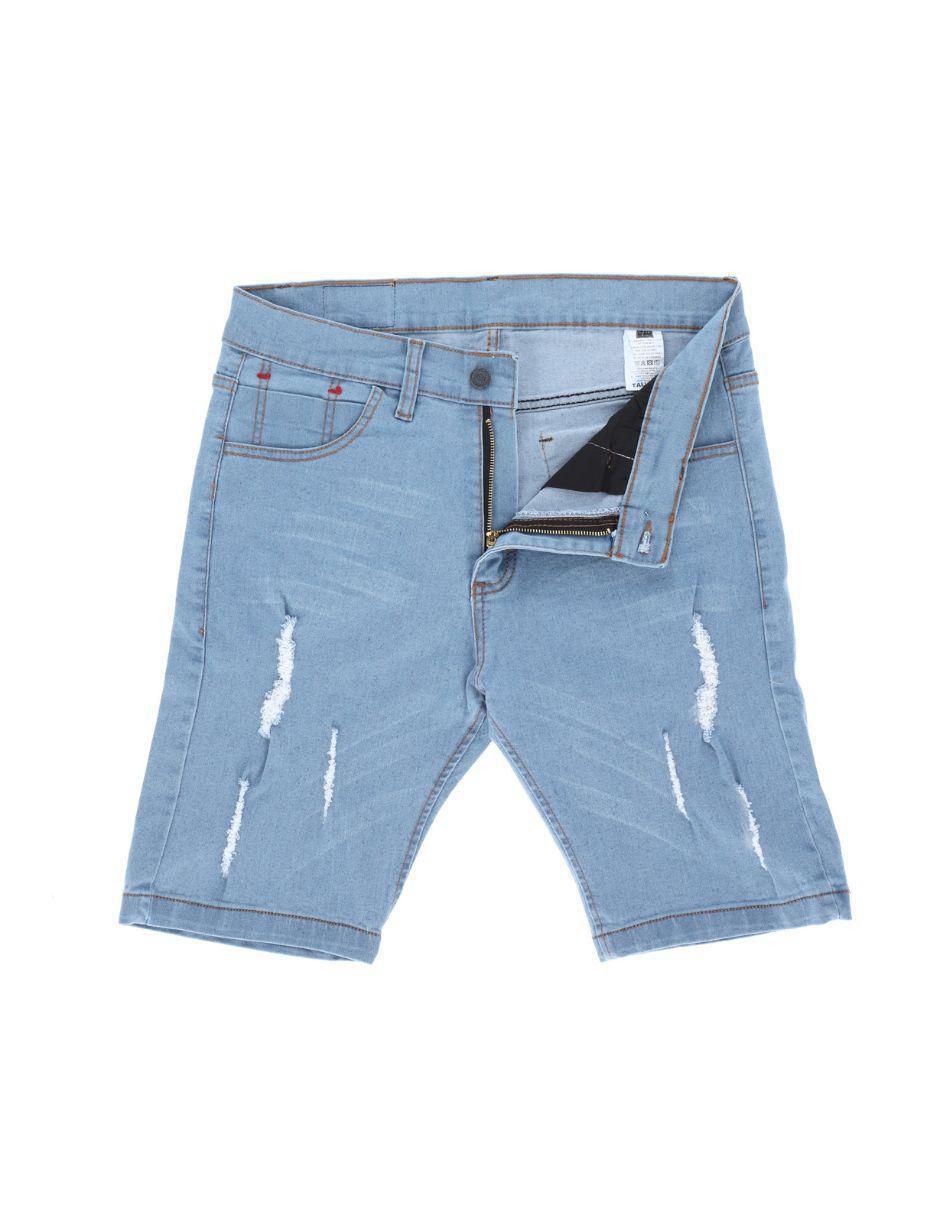 Bermuda de mezclilla para hombre 4