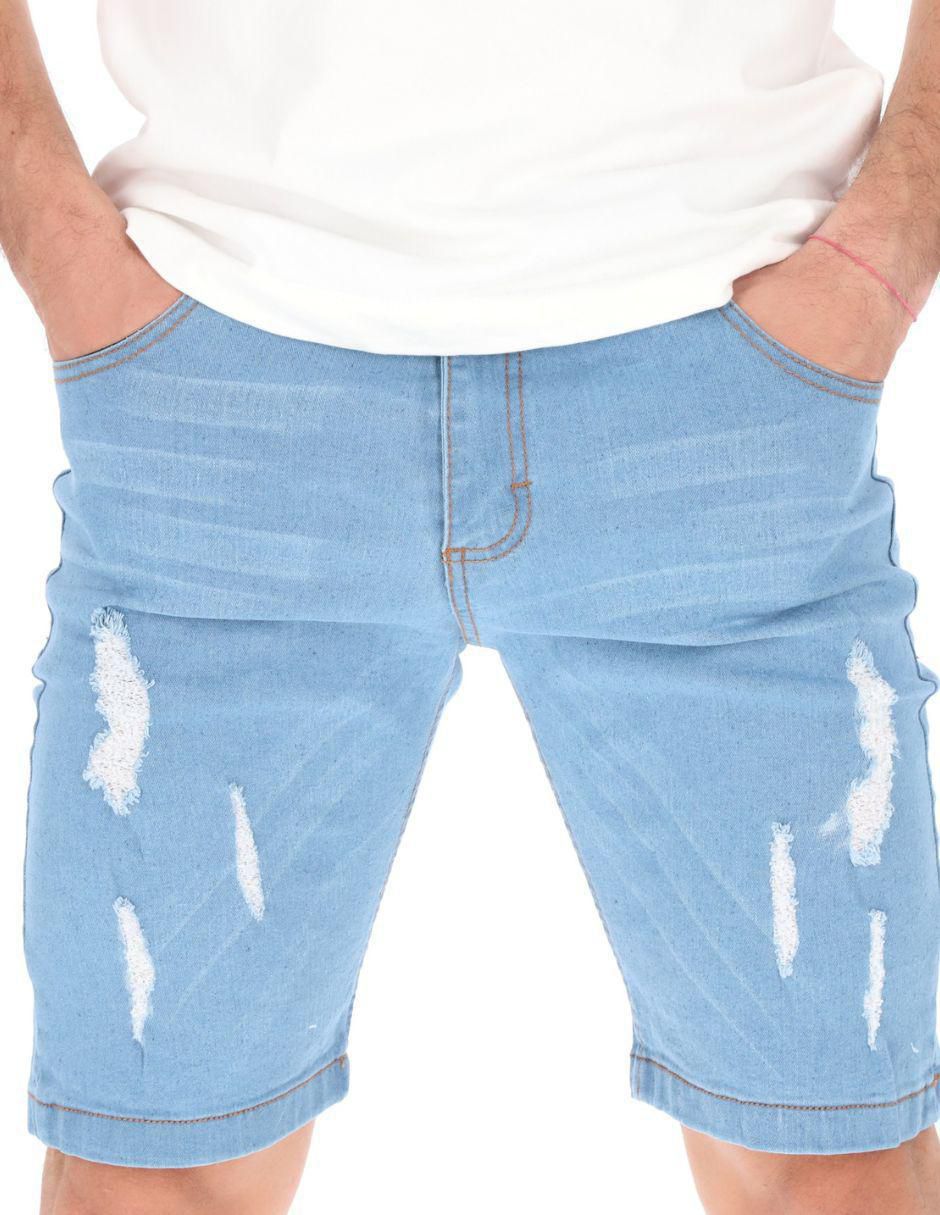 Bermuda de mezclilla para hombre 8