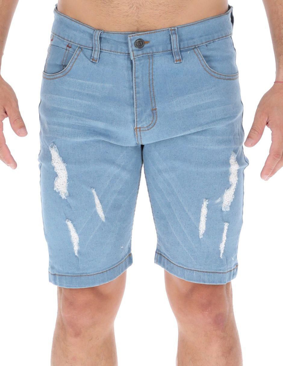 Bermuda de mezclilla para hombre 9