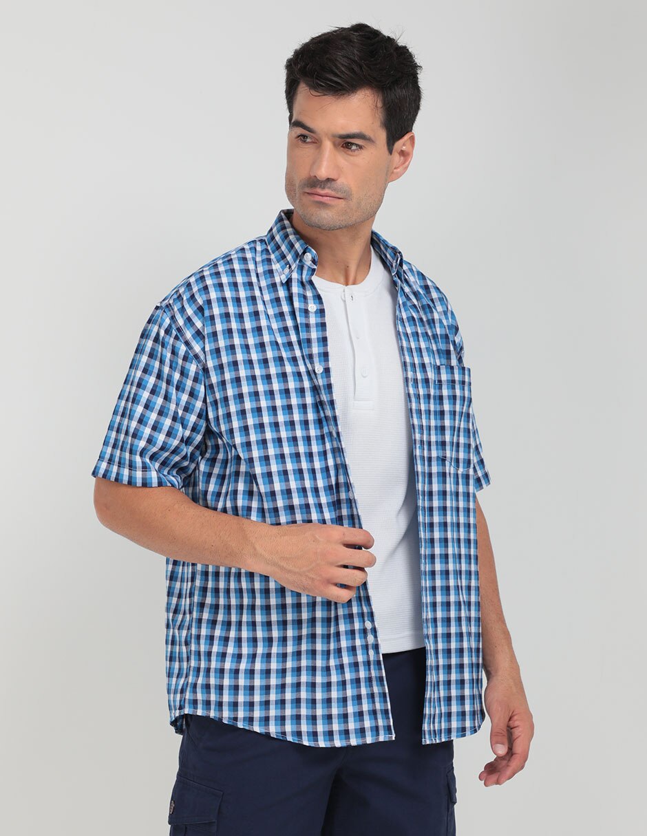 Camisa casual de manga corta para hombre 1