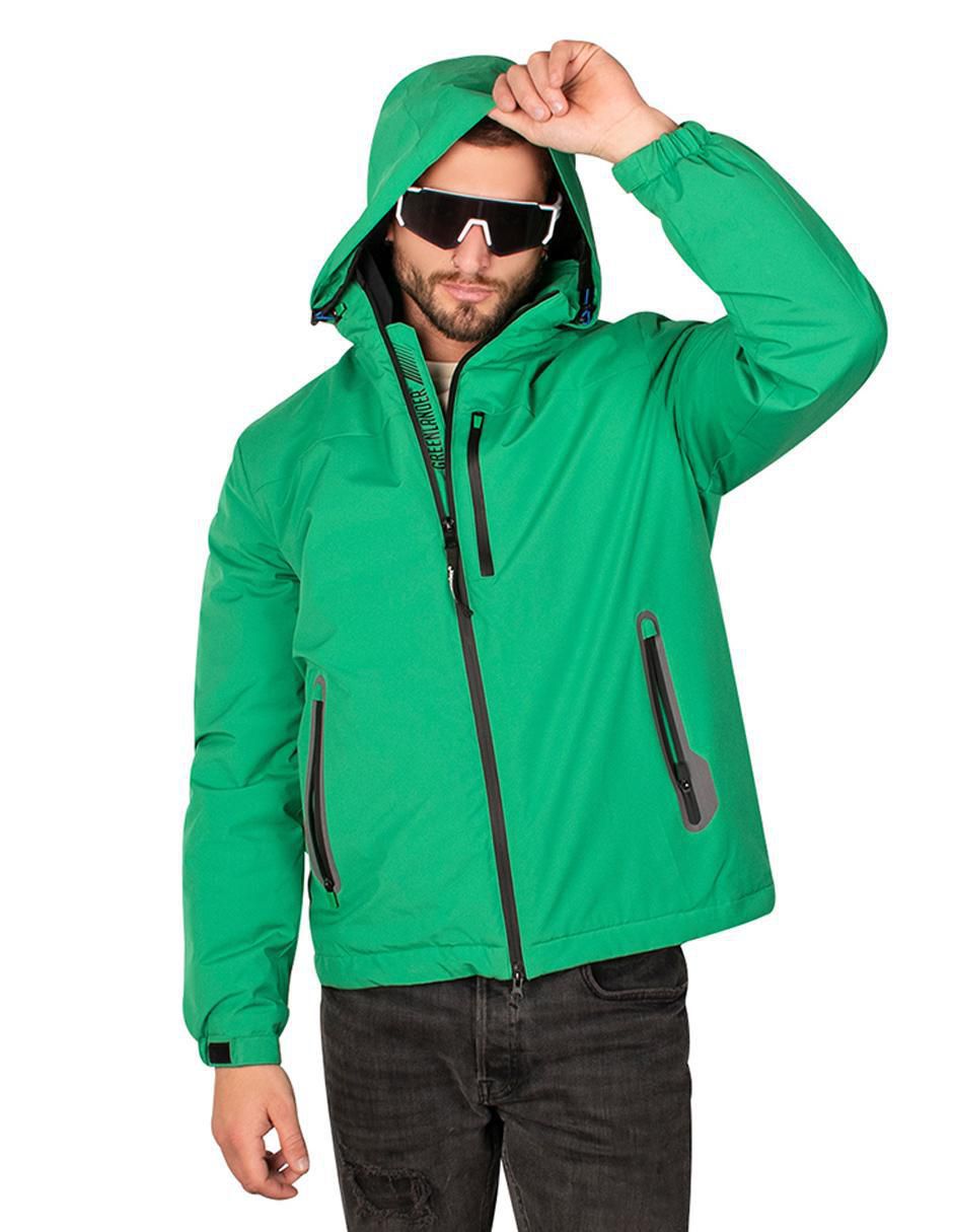 Chamarra casual con capucha para hombre 5