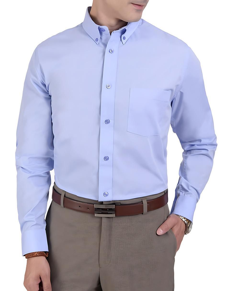 Camisa casual manga larga para hombre
