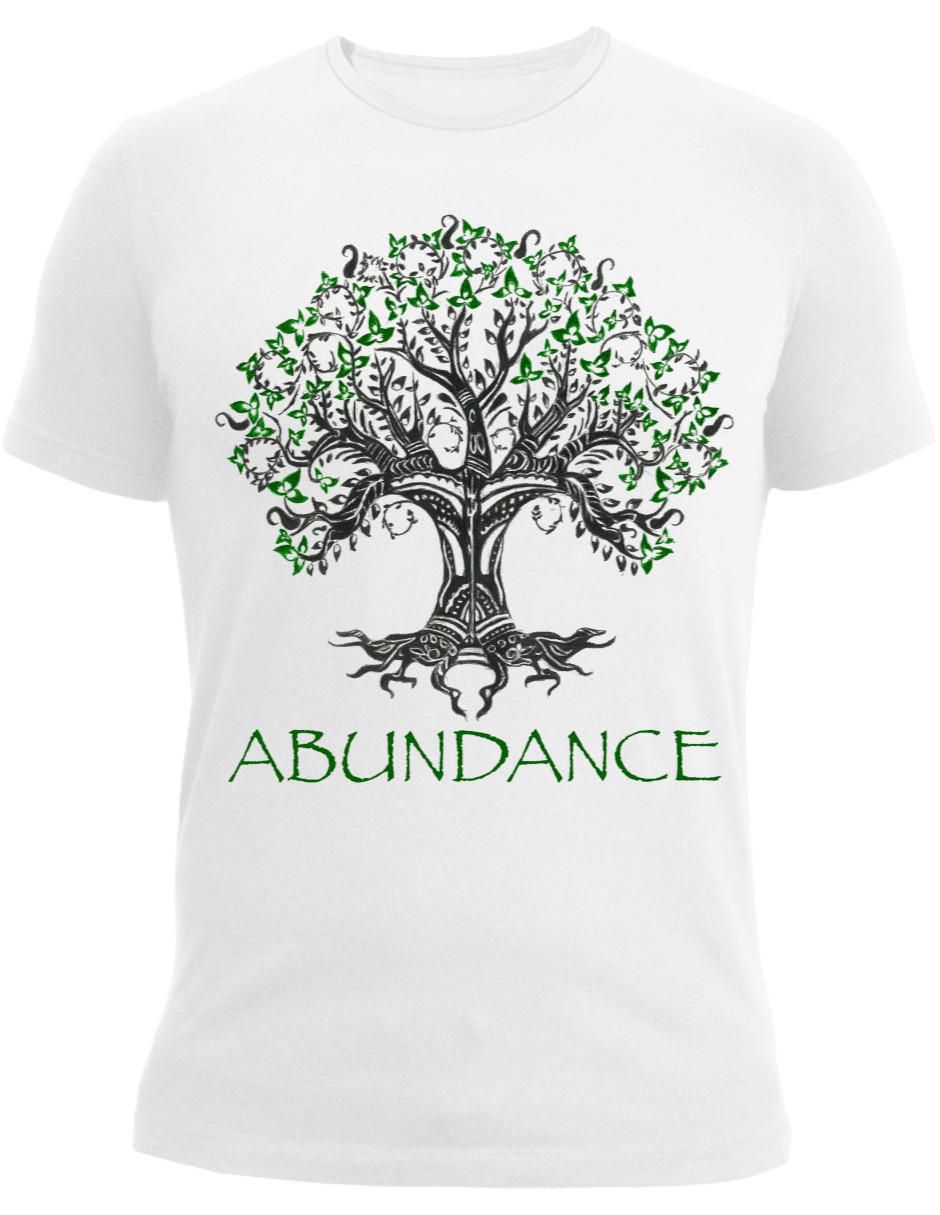 Playera Alta Gama Yoga Zen Árbol cuello redondo para hombre 3