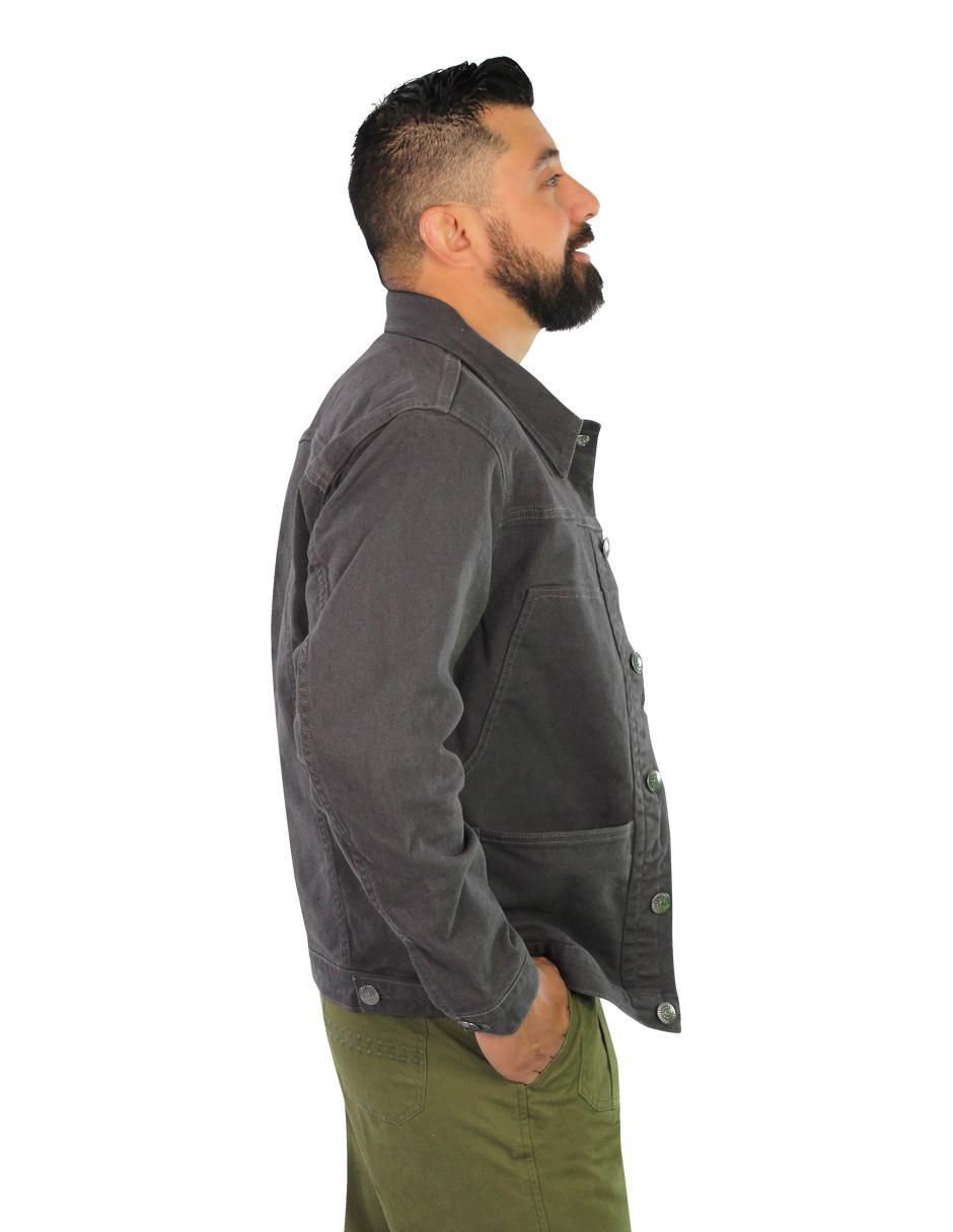 Chamarra de mezclilla con bolsillos para hombre 3