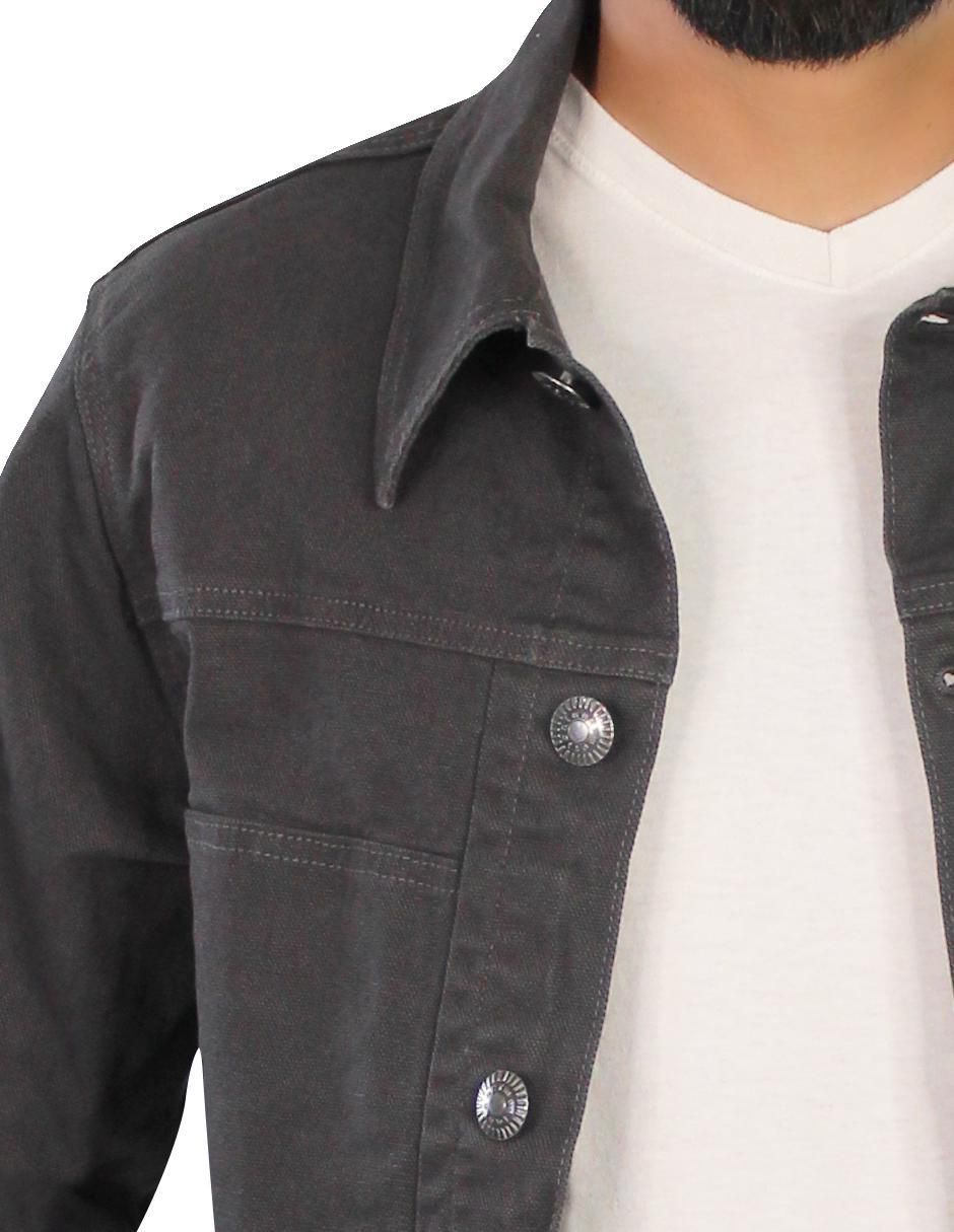 Chamarra de mezclilla con bolsillos para hombre 6