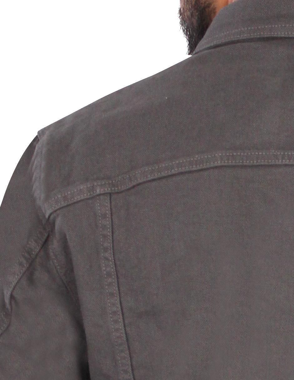 Chamarra de mezclilla con bolsillos para hombre 8