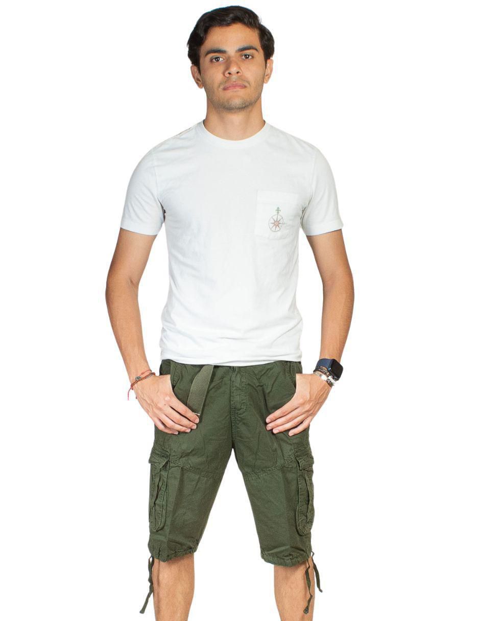 Bermuda de algodón para hombre