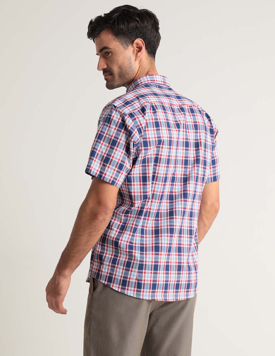 Camisa casual de algodón manga corta para hombre 2