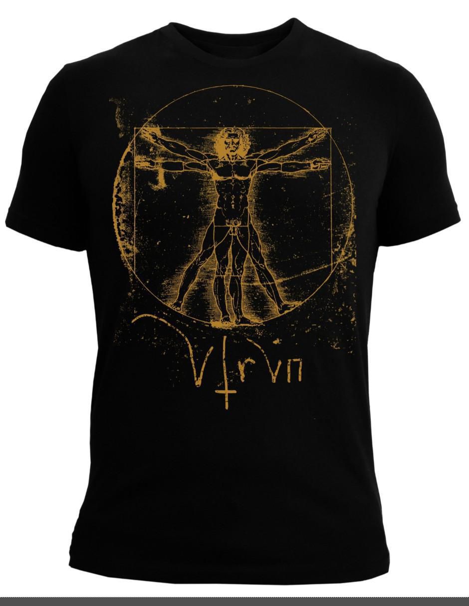 Playera Marëvnyk Alta Gama Complexión Atlética Vitruvian cuello redondo para hombre