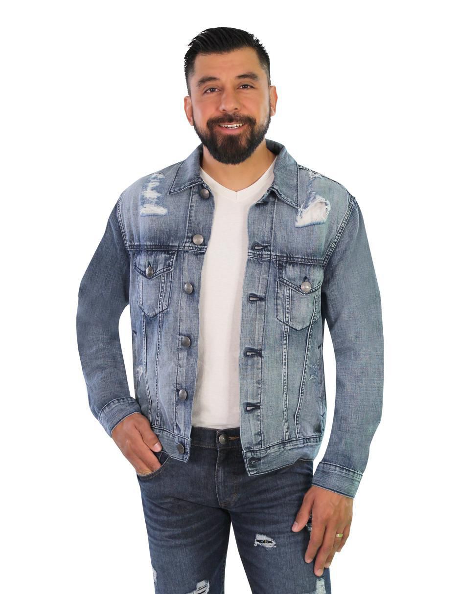 Chamarra Sixoneight de mezclilla para hombre