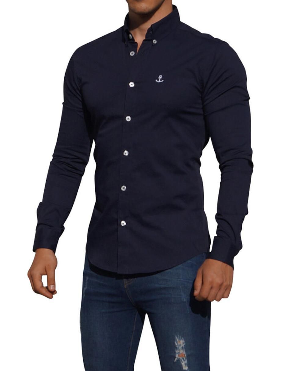 "camisa/sobrecamisa" casual john leopard "de" (si aplica) algodón "manga" larga "para hombre"