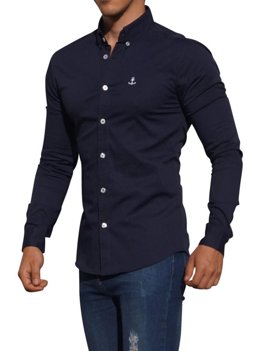 "camisa/sobrecamisa" casual john leopard "de" (si aplica) algodón "manga" larga "para hombre"