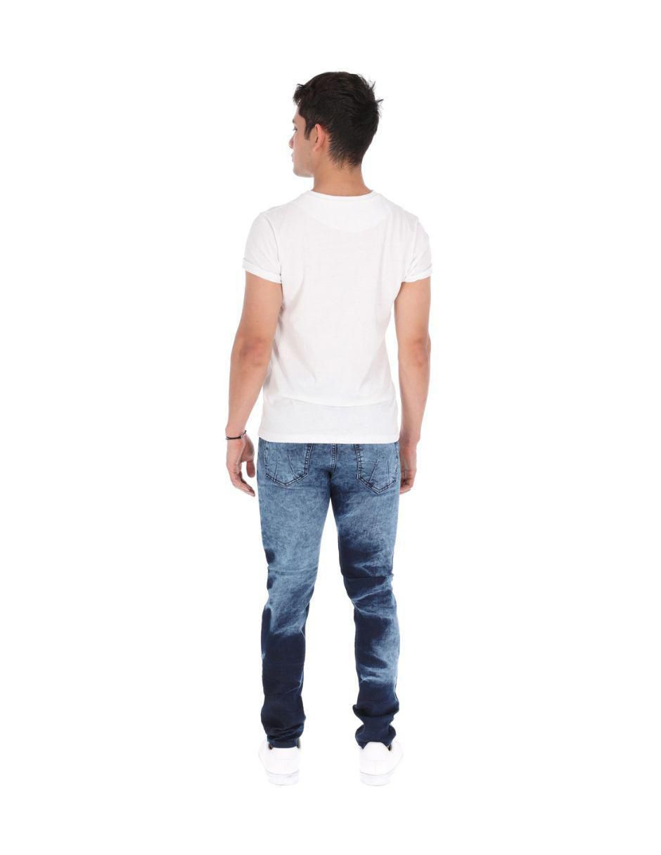 Jeans skinny Buffalo lavado bitono para hombre 3