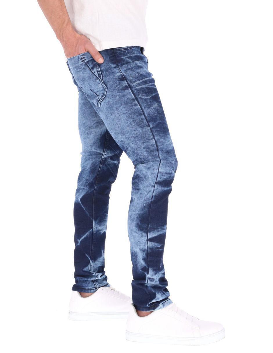 Jeans skinny Buffalo lavado bitono para hombre 5