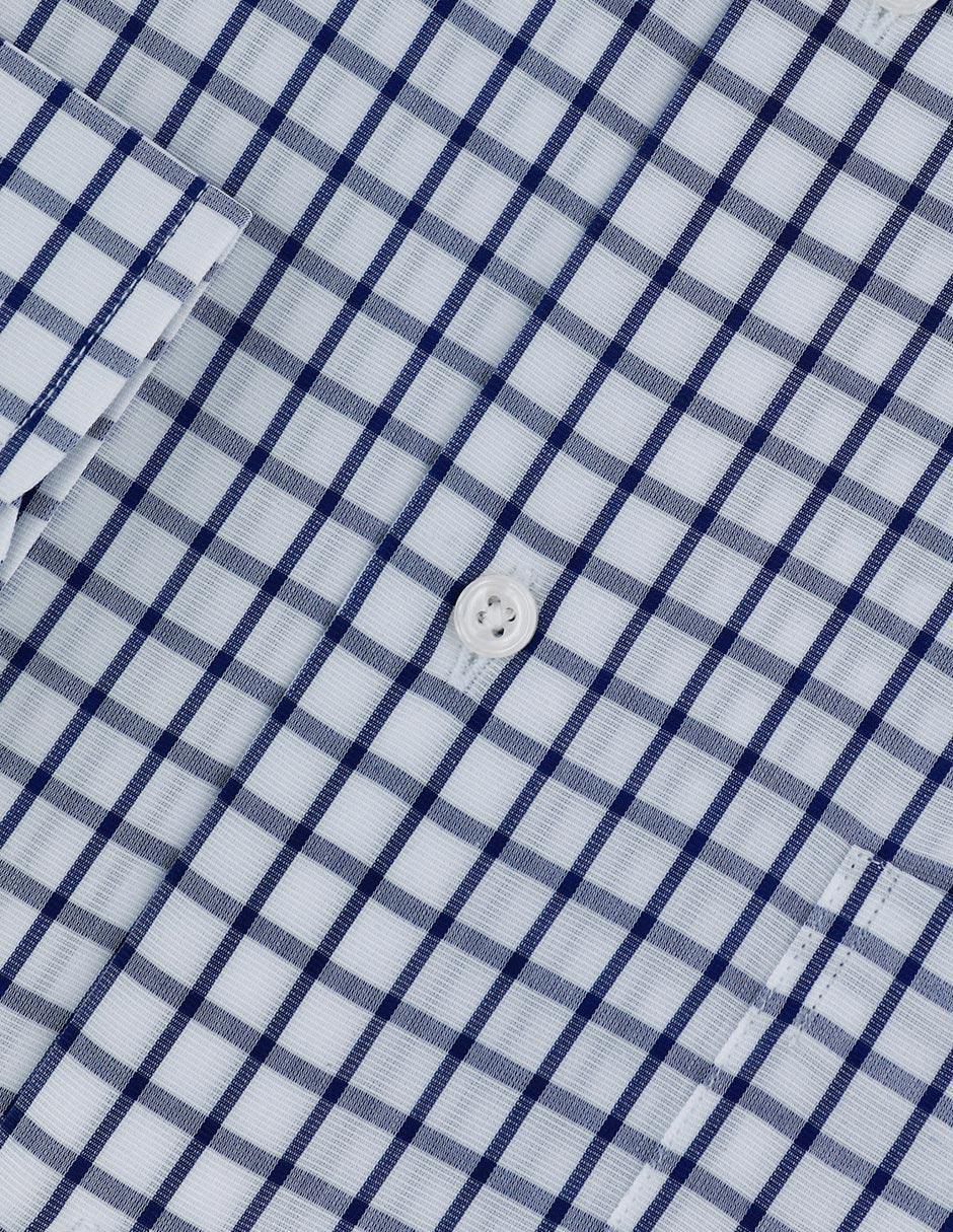 Camisa de vestir de algodón manga larga para hombre 5