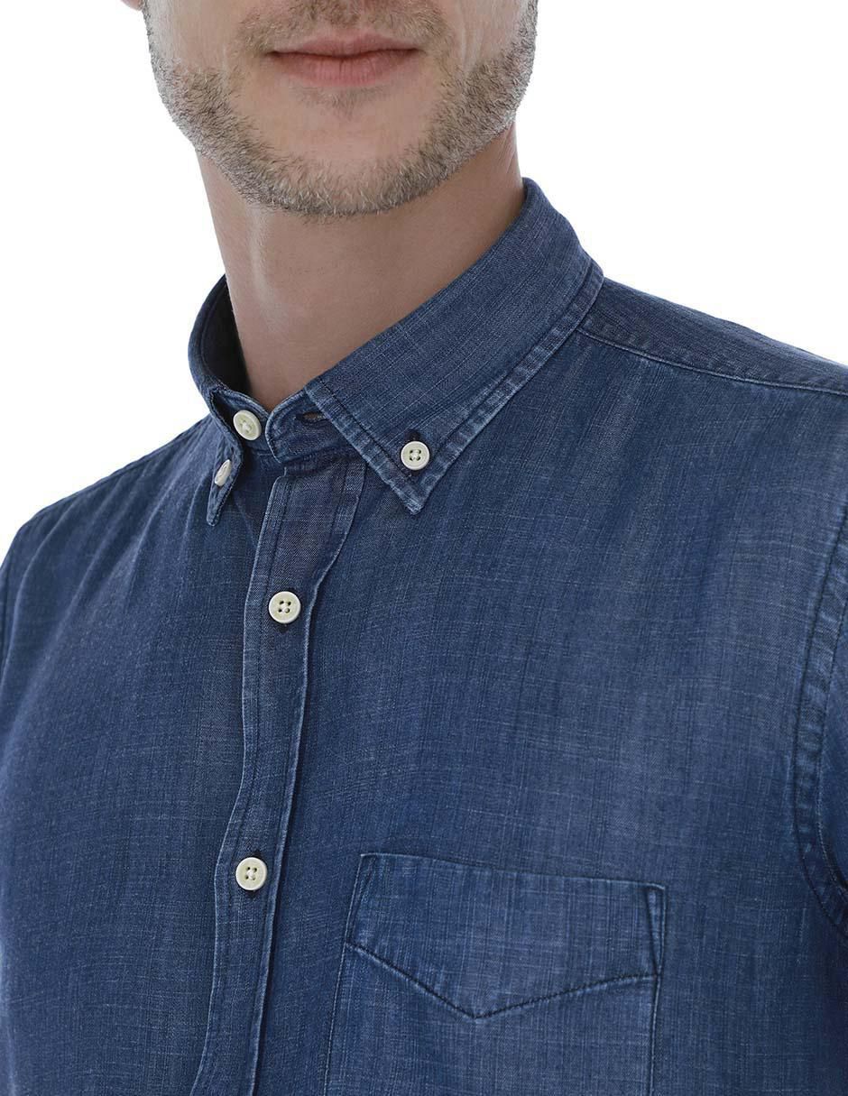 Camisa casual manga larga para hombre 3