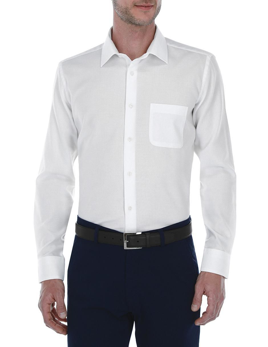 Camisa de vestir de algodón manga larga para hombre Camisa de vestir de algodón manga larga para hombre
