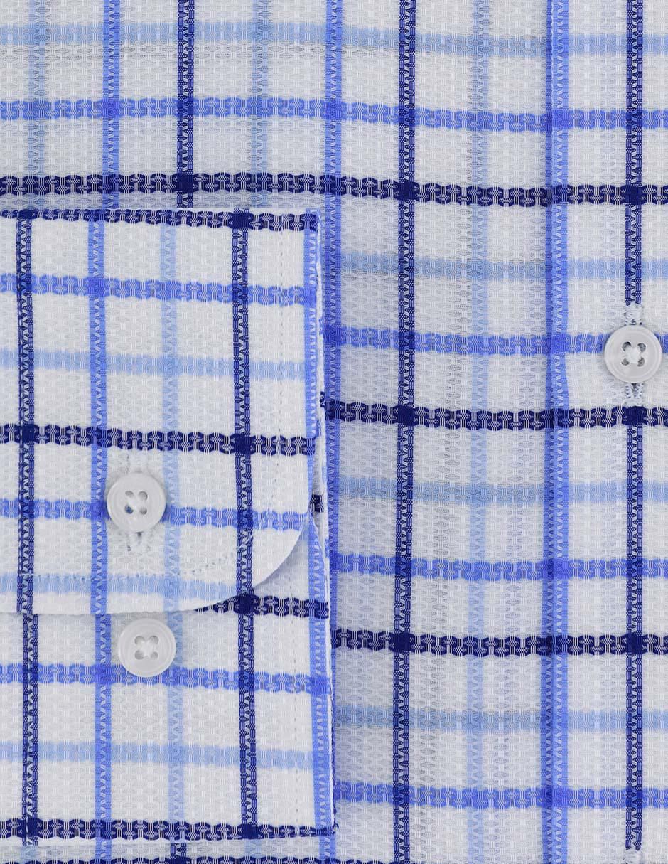 Camisa de vestir de algodón manga larga para hombre 4