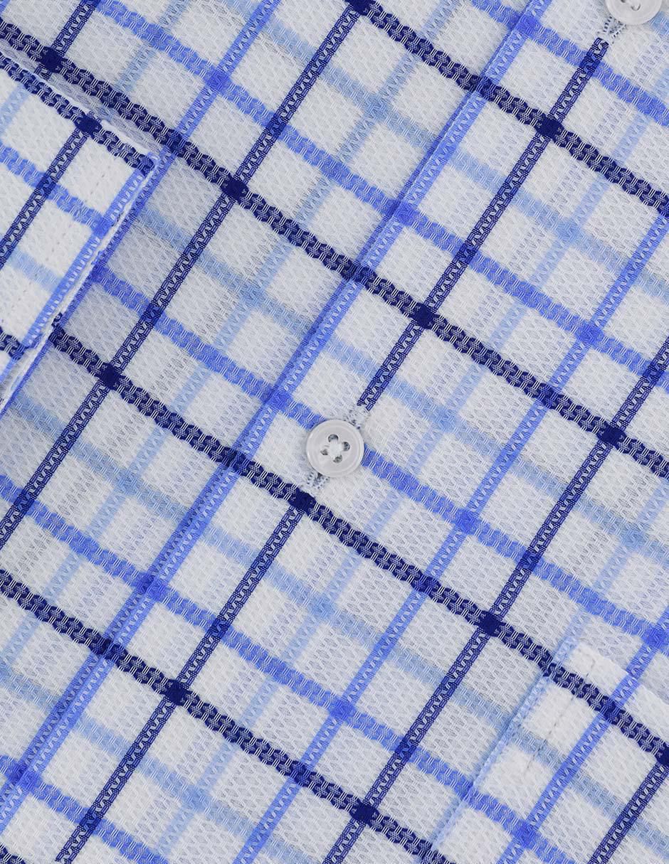 Camisa de vestir de algodón manga larga para hombre 5