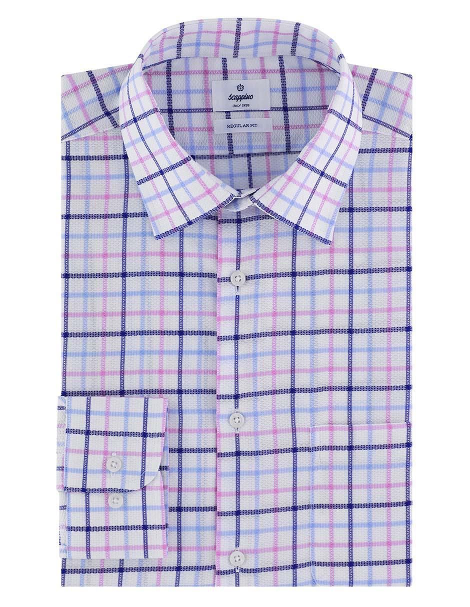 "camisa/sobrecamisa" formal scappino "de" (si aplica) algodón "manga" larga "para hombre"