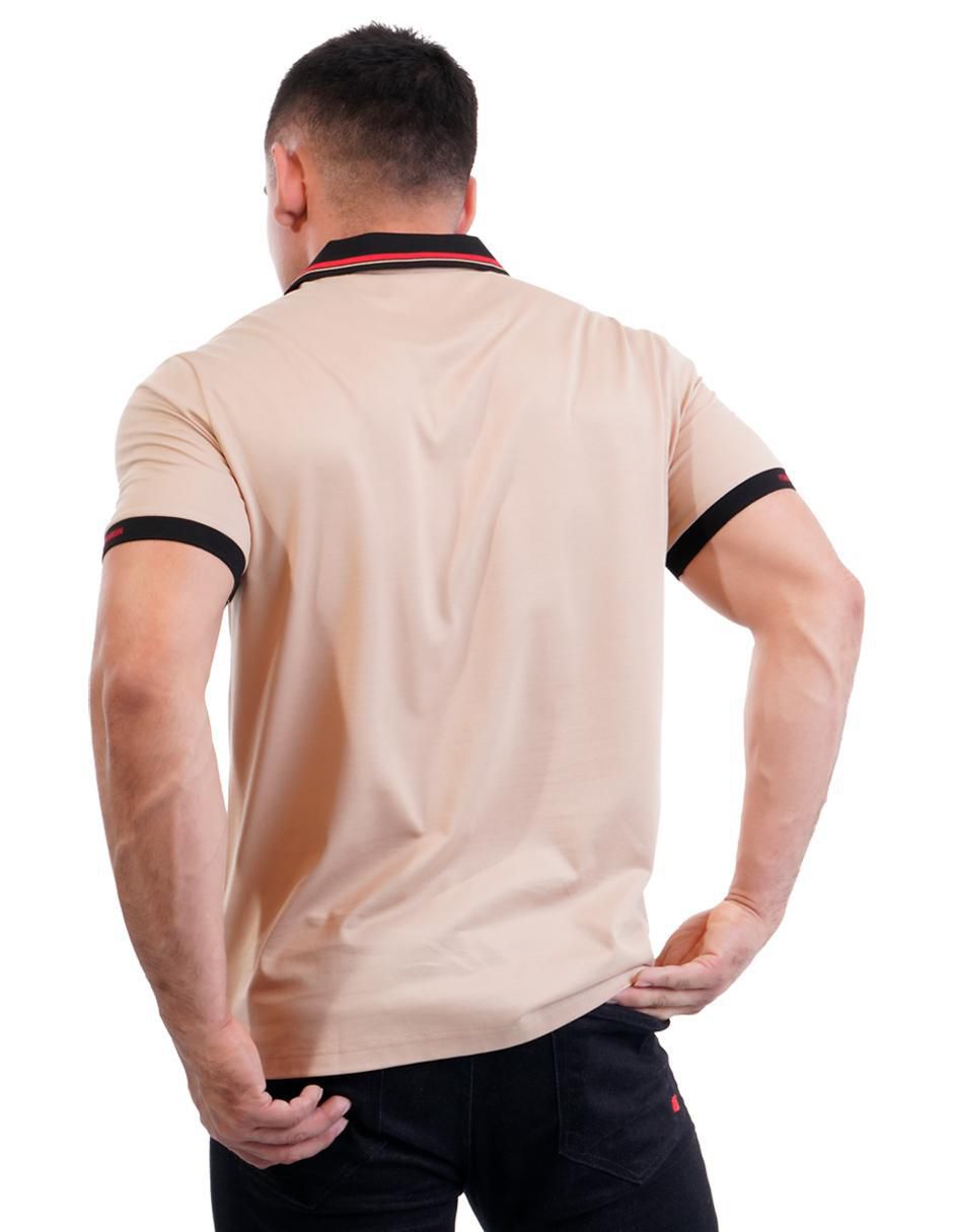 Playera tipo polo 05-3048BE para hombre 4