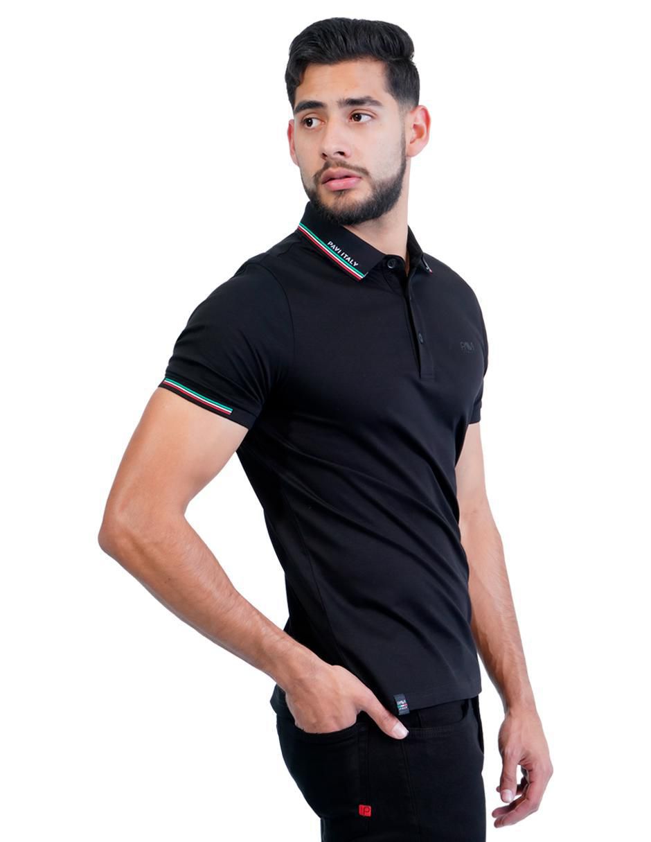 Playera tipo polo 05-3072N para hombre 2