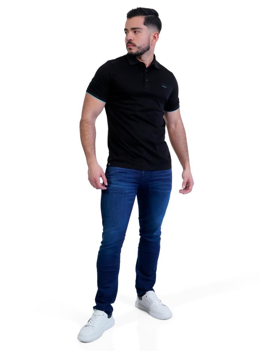 Playera tipo polo 05-3068N para hombre 6