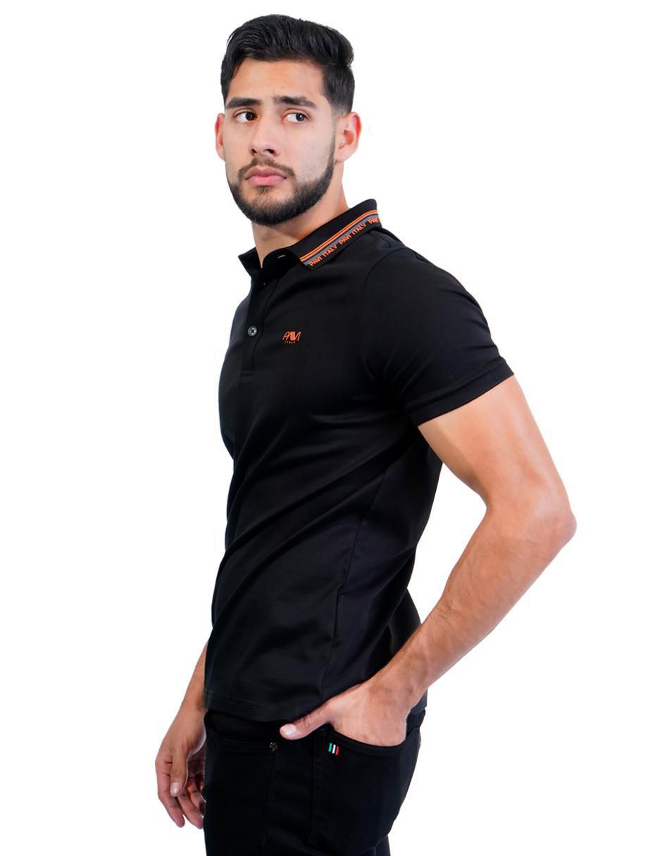 Playera tipo polo 05-3036N para hombre 2