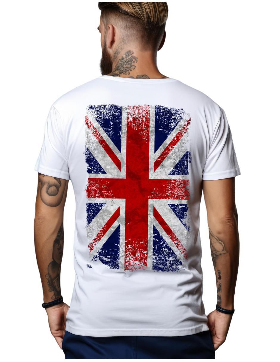 Playera Gran Bretaña cuello redondo para hombre 2