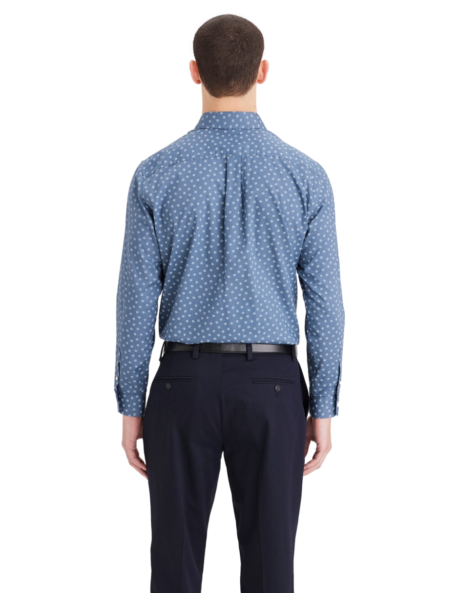 Camisa casual de algodón manga larga para hombre 3