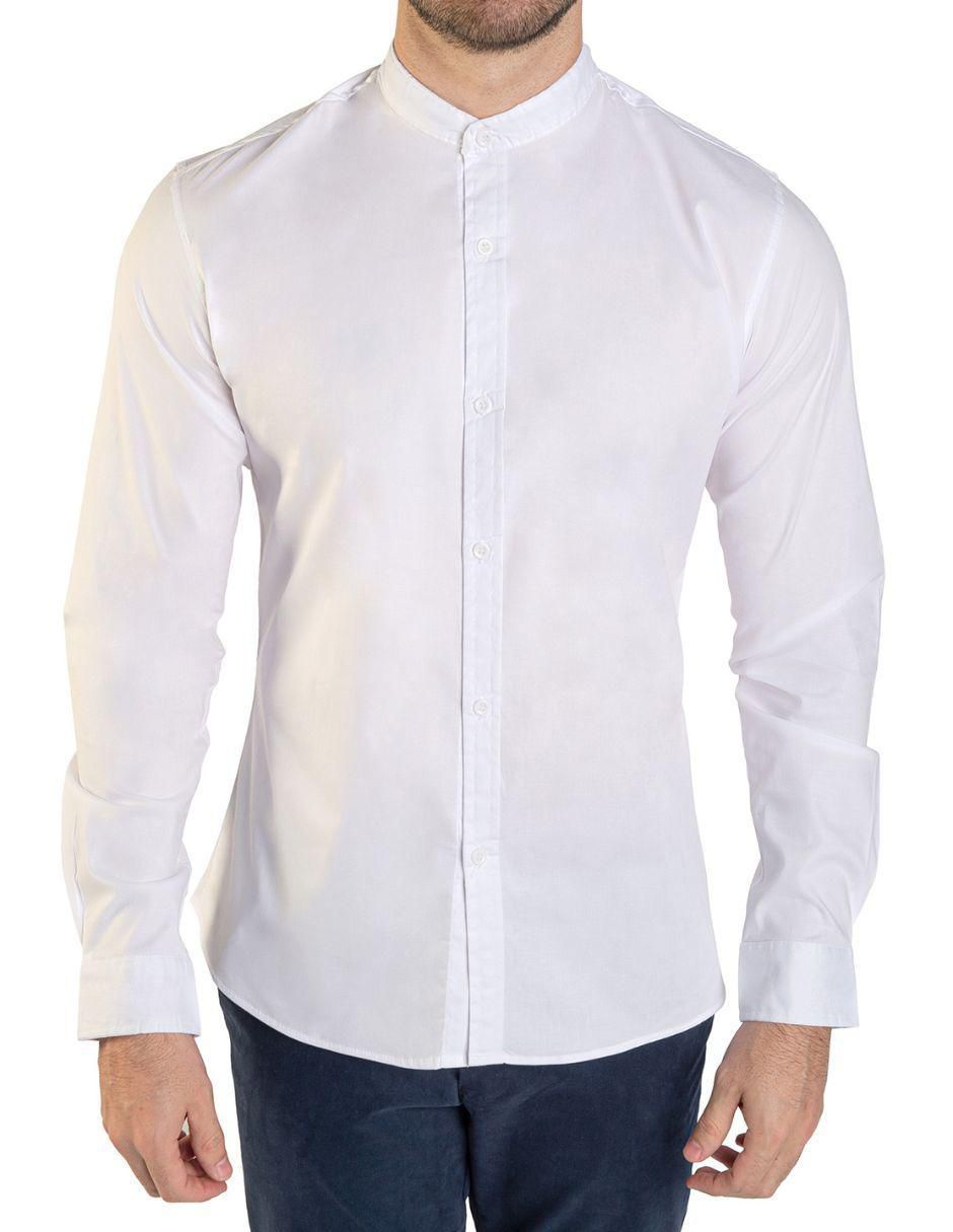 Camisa casual manga larga para hombre 1