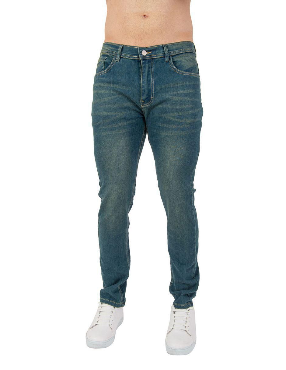 Jeans skinny deslavado para hombre Jeans skinny deslavado para hombre