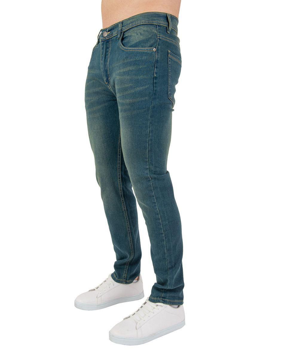 Jeans skinny Chb Chili Beans Clothing Co. deslavado para hombre