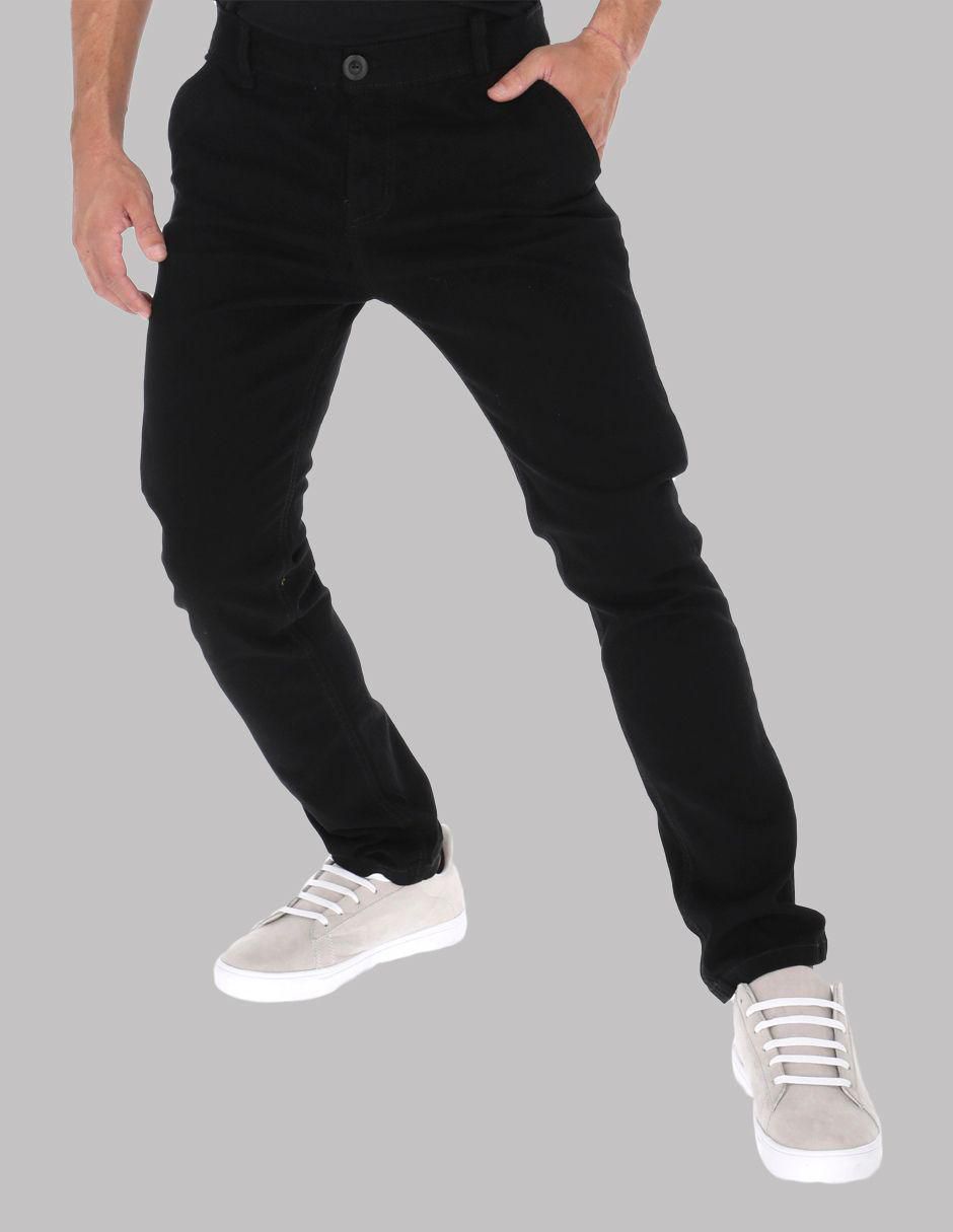 Jeans skinny lavado obscuro para hombre 4