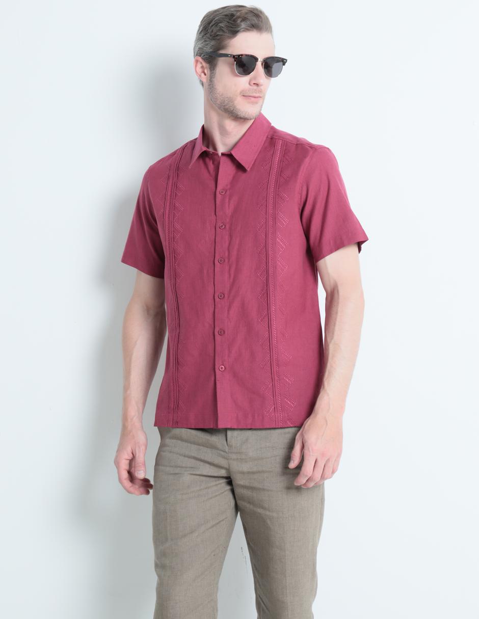 Guayabera manga corta para hombre 1