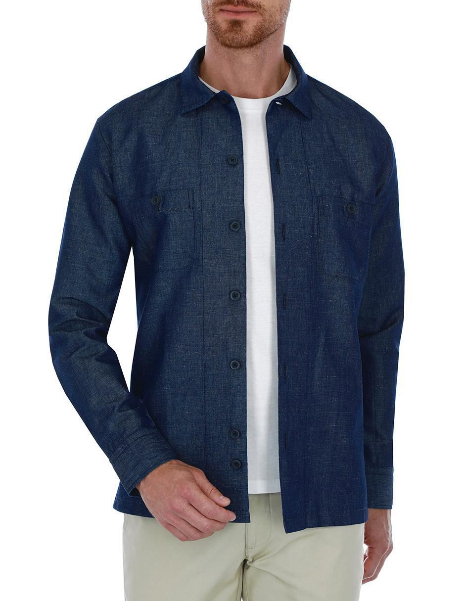 Camisa casual de algodón manga larga para hombre Camisa casual de algodón manga larga para hombre
