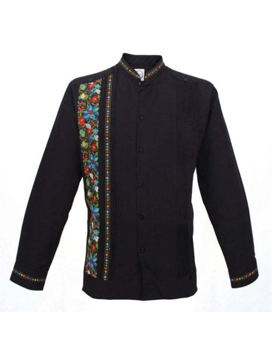 Guayabera manga larga para hombre 1